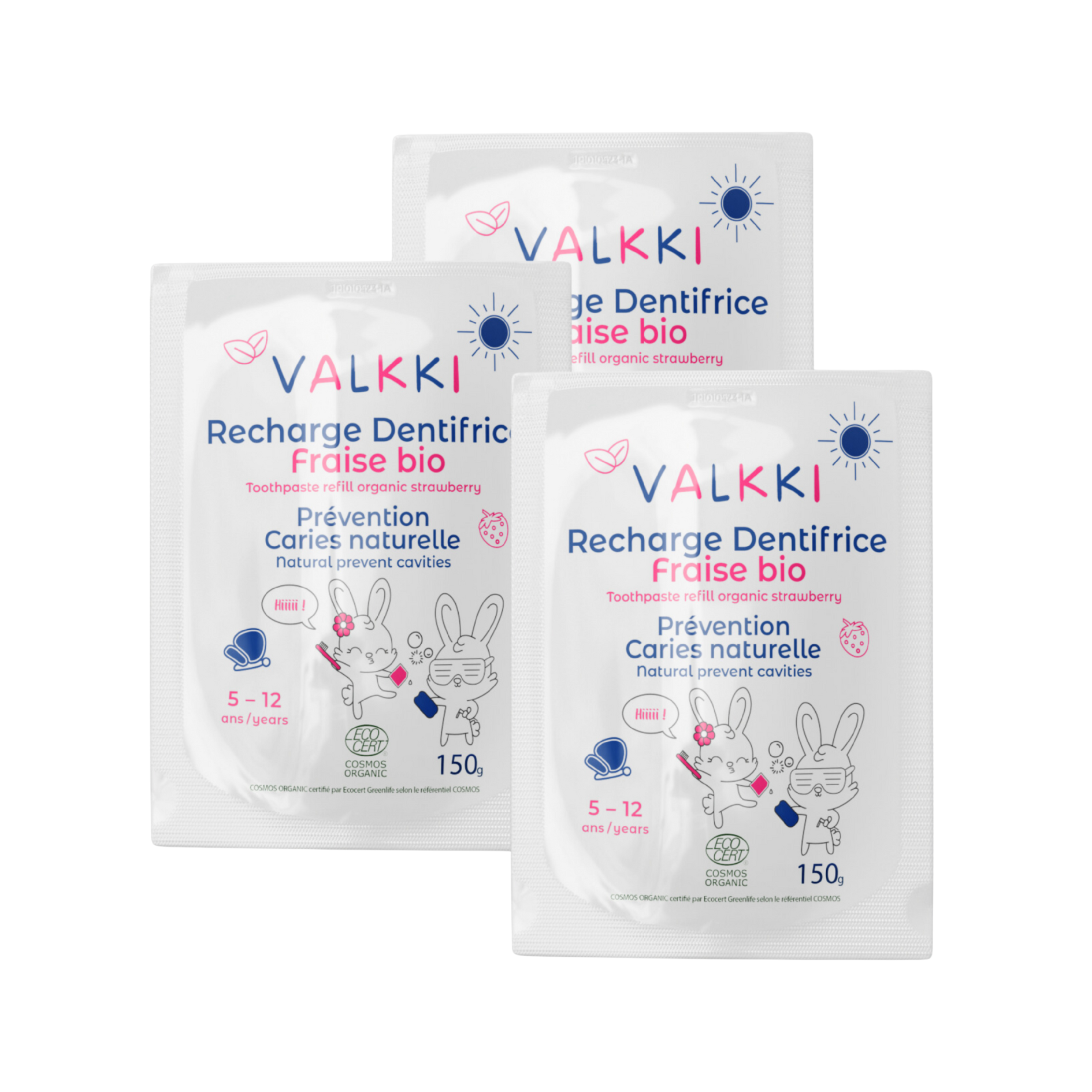 Pack 3x Recharges Valkki Enfant