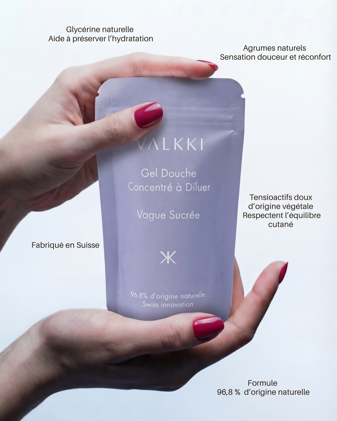 Gel Douche Concentré à Diluer : Vague Sucrée