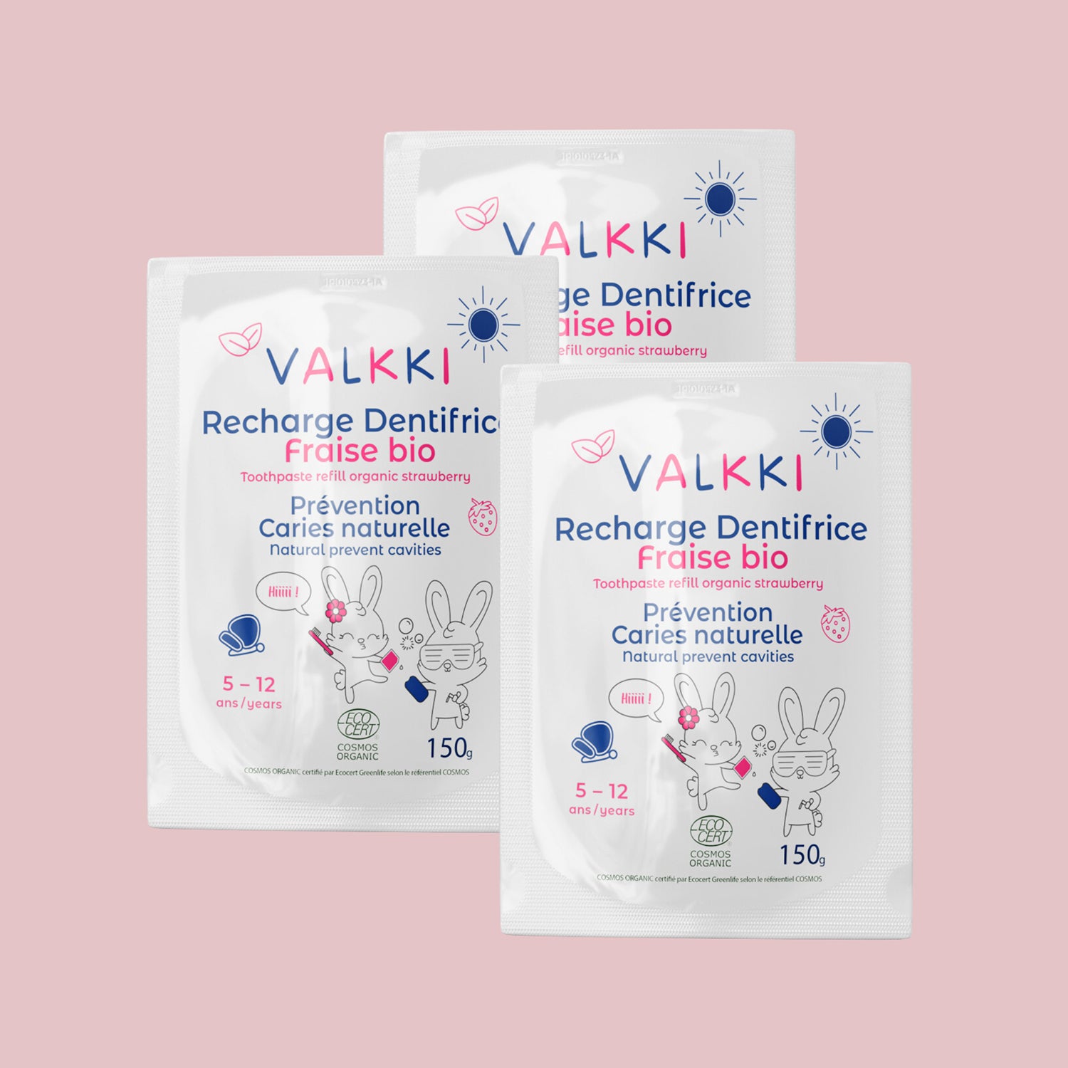 Pack 3x Recharges Valkki Enfant