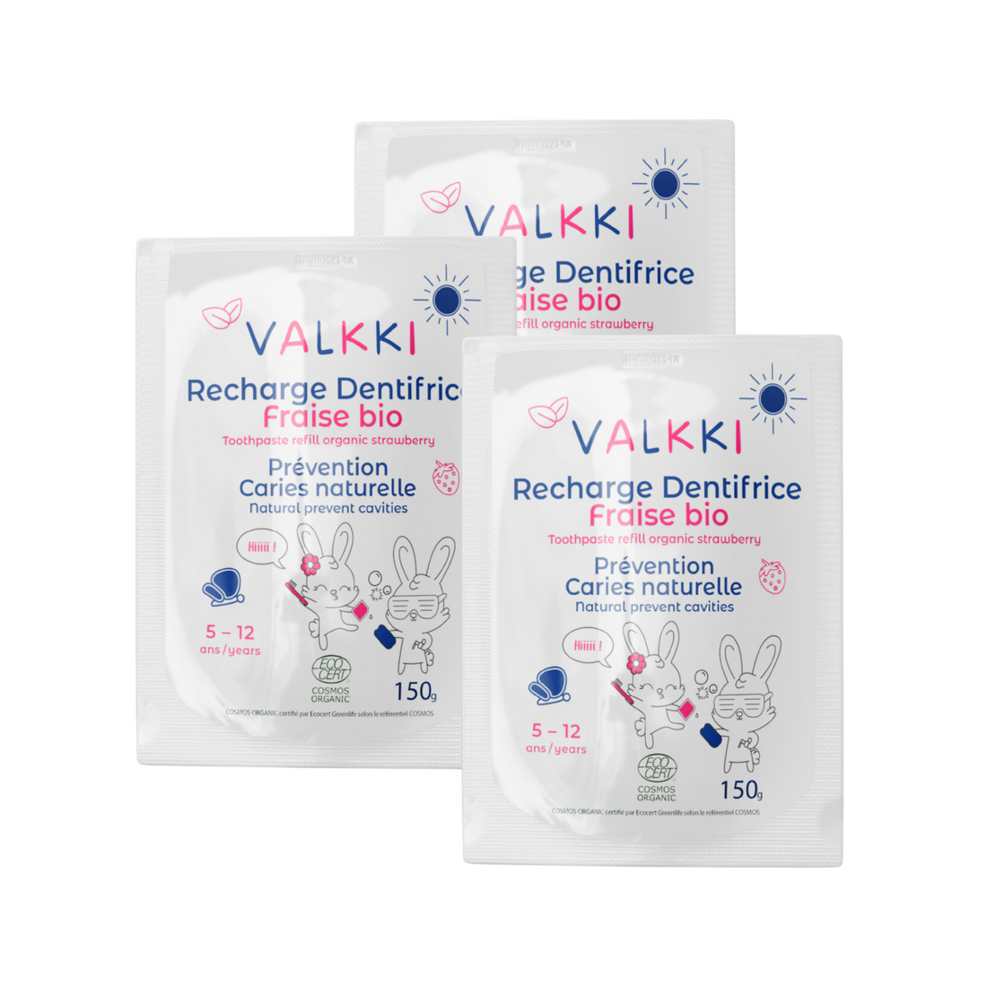 Pack 3x Recharges Valkki Enfant